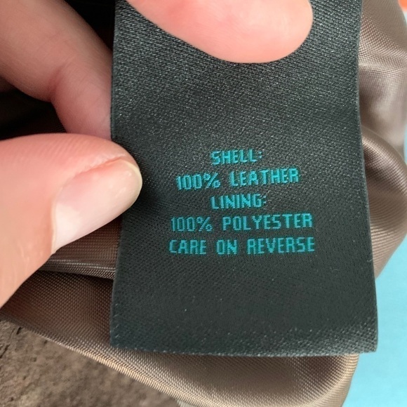 Siena Studio Brown Suede Skirt w/ laser cut Hem - Picture 6 of 7